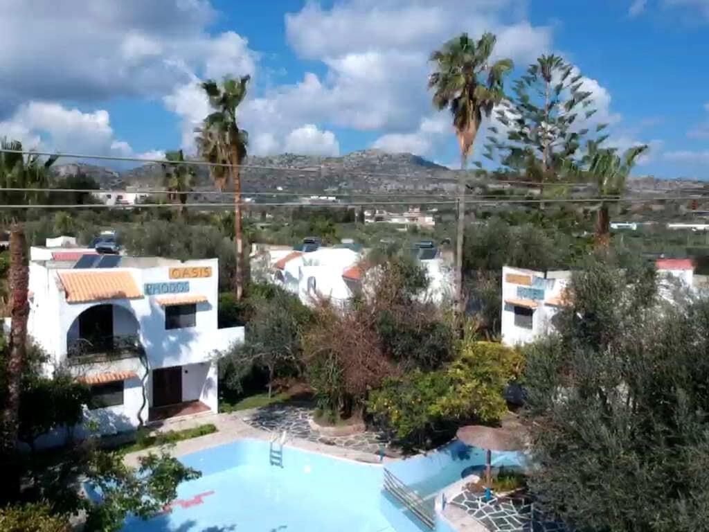 Oasis Hotel Bungalows Rhodes アファンドウ エクステリア 写真